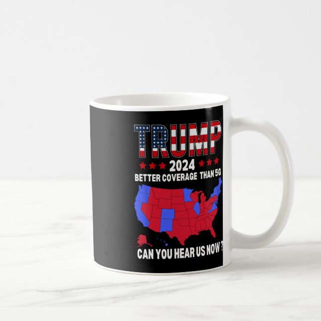 Trump Better Coverage Than 5g Usa Election Map Tru Coffee Mug (Right)