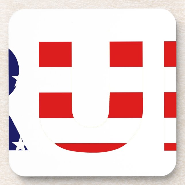 trump beverage coaster (Front)