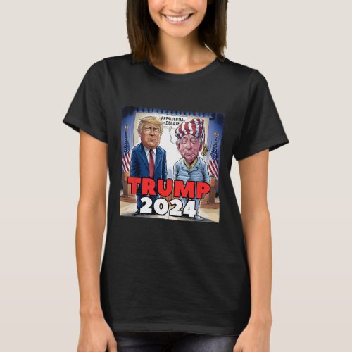 Trump Biden America Presidential Election Debate 2 T_Shirt