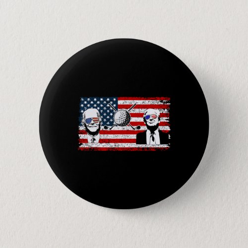 Trump Biden Flag American Elections Presidential D Button