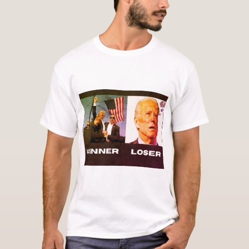 Trump_Biden WinnerLoser T_Shirt