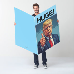 TRUMP BIGGEST BIG BIRTHDAY GREETING CARD