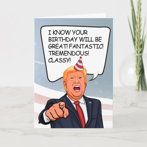 Trump Birthday Card _ Lets Celebrate Bigly 