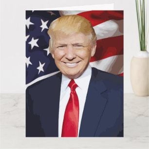 TRUMP BIRTHDAY Greeting Card