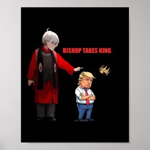 Trump Bishop Budde Takes King Poster