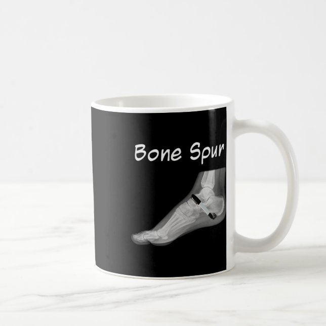 Trump Bone Spur Ink Pen Funny Anti Trump  Coffee Mug (Right)