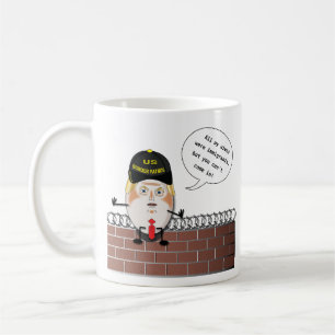 Trump Border Patrol Trumpty Dumbty Coffee Mug
