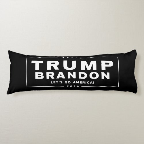 Trump Brandon 2024 Election Body Pillow