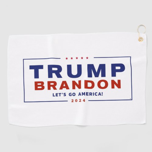 Trump Brandon 2024 Election Golf Towel