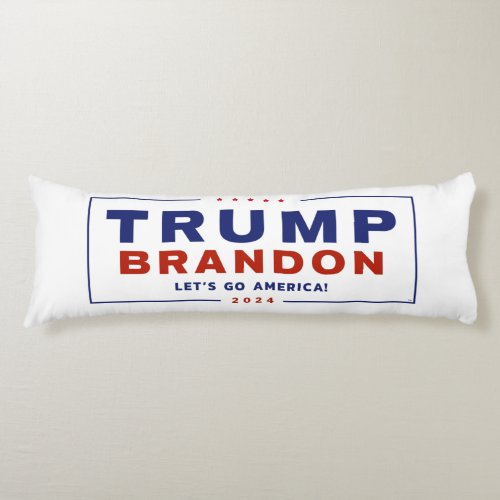 Trump Brandon 2024 Election Official Body Pillow