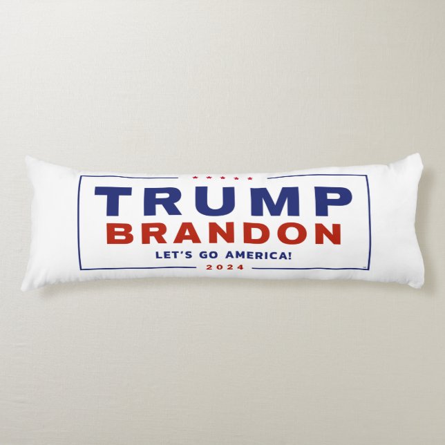 Trump Brandon 2024™ Election Official Body Pillow (Front)