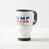 Trump Brandon 2024™ Election Travel Mug 'Official' (Front Right)
