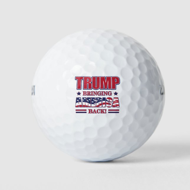 Trump Bringing America Back Golf Balls (Front)