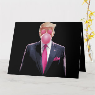 Trump Bubble Gum Card