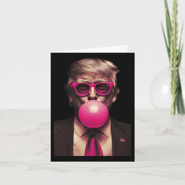 Trump Bubble Gum  Card (Front)