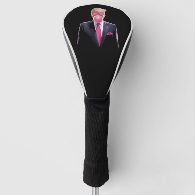 Trump Bubble Gum Golf Head Cover (Front)