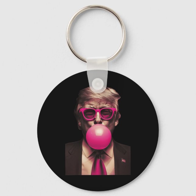 Trump Bubble Gum  Keychain (Front)