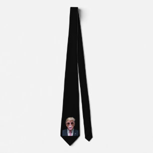Trump Bubble Gum Pink Funny USA President Neck Tie