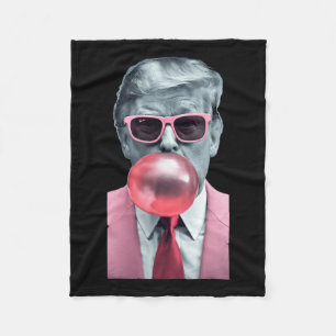 Trump Bubble Gum Yum 1  Fleece Blanket