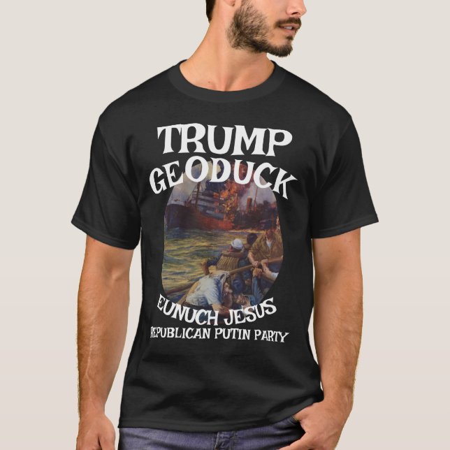 Trump Buckner Building Strip Club Bowling AK T-Shirt (Front)