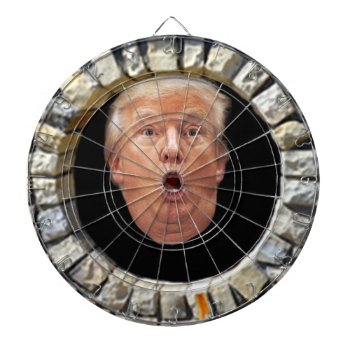 Trump Build A Wall Dartboard by ImGEEE at Zazzle