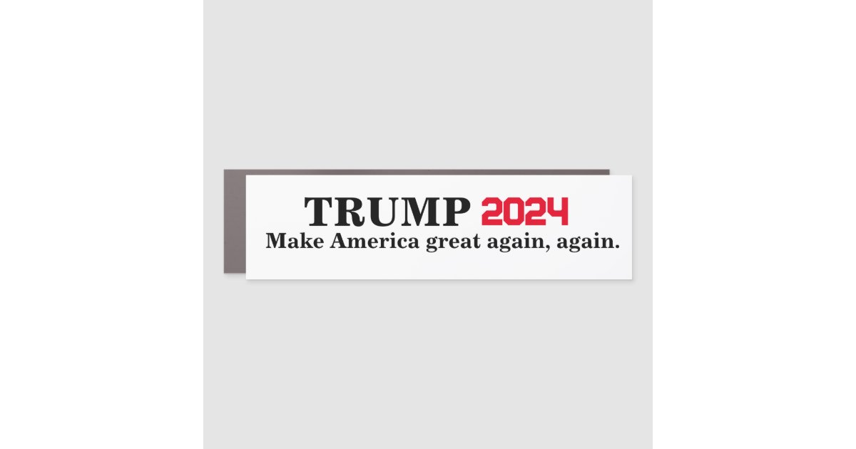 Trump bumber sticker car magnet | Zazzle