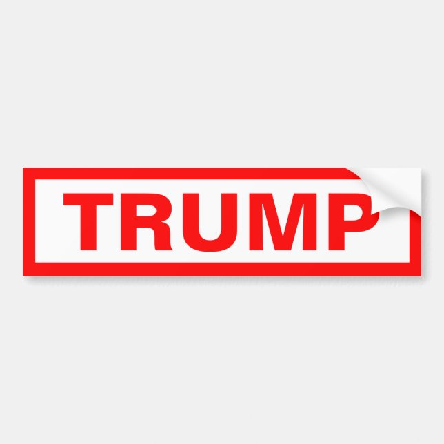 Trump  bumper sticker (Front)