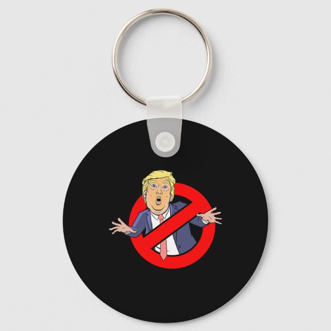 Trump Busters Resist Shirt  Keychain (Front)