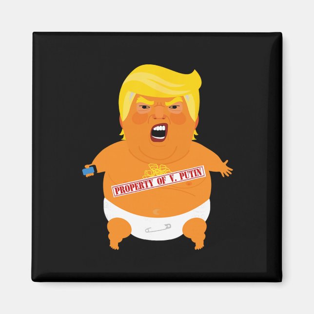 Trump By Blimp - Property Of V Putin  Magnet (Front)