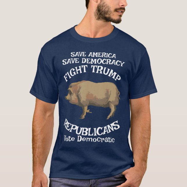 Trump Cake Let Them Eat Bread Cheese T-Shirt (Front)