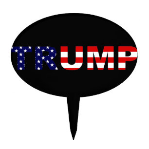 trump cake topper