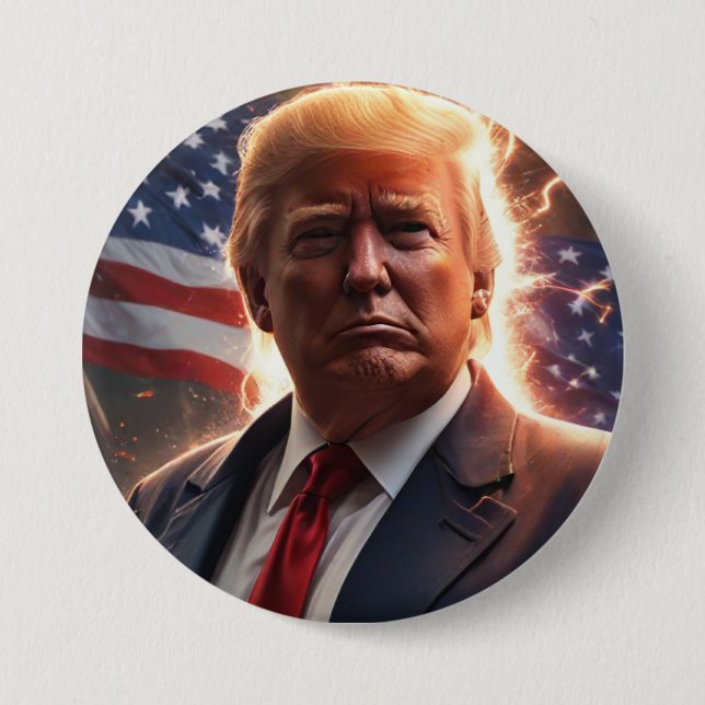 Trump Campaign Button (Front)