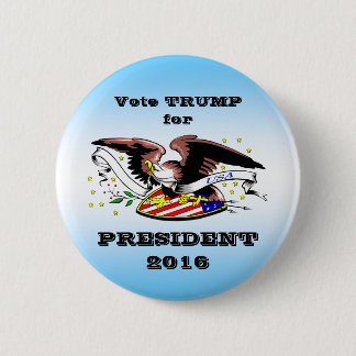 Trump Campaign Button 2016-3, By AntsAfire