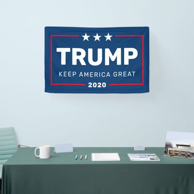 Trump CAN CHANGE YEAR Keep America Great Banner (Tradeshow)