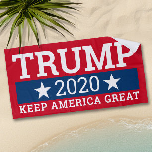 Trump CAN CHANGE YEAR Keep America Great Beach Towel