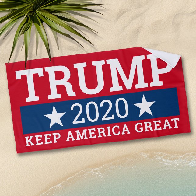 Trump CAN CHANGE YEAR Keep America Great Beach Towel (Trump Beach Towel)