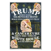 TRUMP CANCER VD STD RFK CANCER CURE DRIVE WINDOW