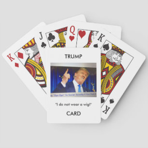 Trump Cards Donald Trump image/quote playing cards