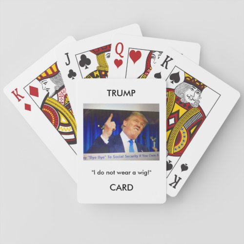 Trump Cards Donald Trump imagequote playing cards