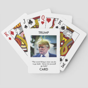 Trump Cards Donald Trump image/quote playing cards