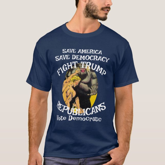 Trump Cheeseburger Jesus T-Shirt (Front)
