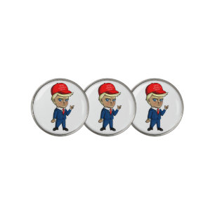 Trump chibi golf ball marker