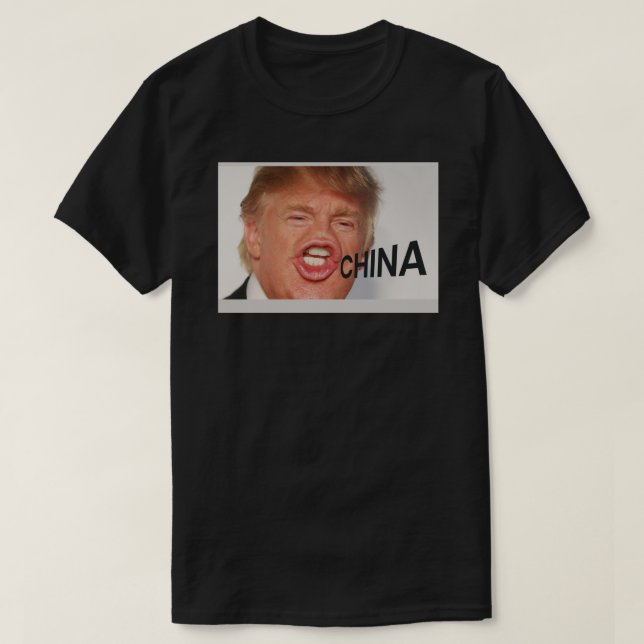 Trump China Mask T-Shirt (Design Front)