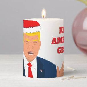Trump Christmas candle - Keep America Great