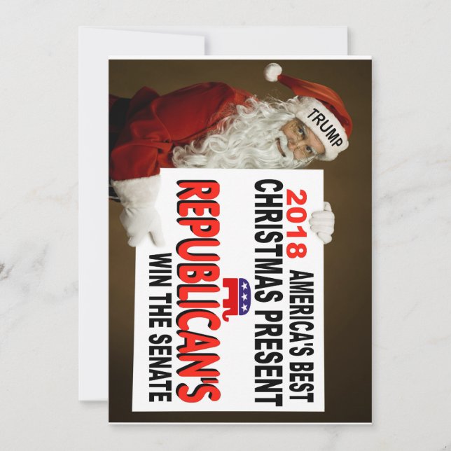 TRUMP CHRISTMAS CARD (Front)