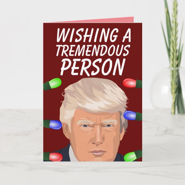 TRUMP CHRISTMAS CARD FOR ANYONE! (Front)