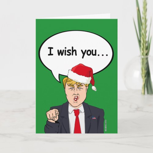 Trump Christmas Card _  I wish you Ameri Christmas