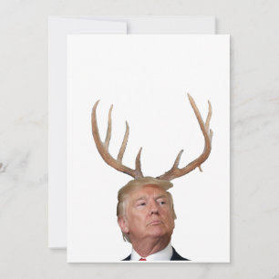 Trump Christmas: Deer Mr. President Holiday Card