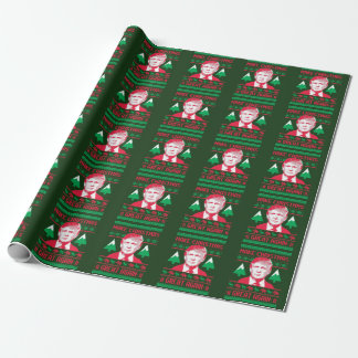 Trump Christmas Sweater - Make Christmas Great Aga Wrapping Paper