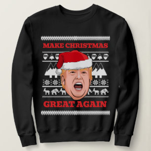 Trump Christmas Sweater Make Christmas Great Again